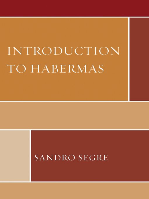 Title details for Introduction to Habermas by Sandro Segre - Wait list